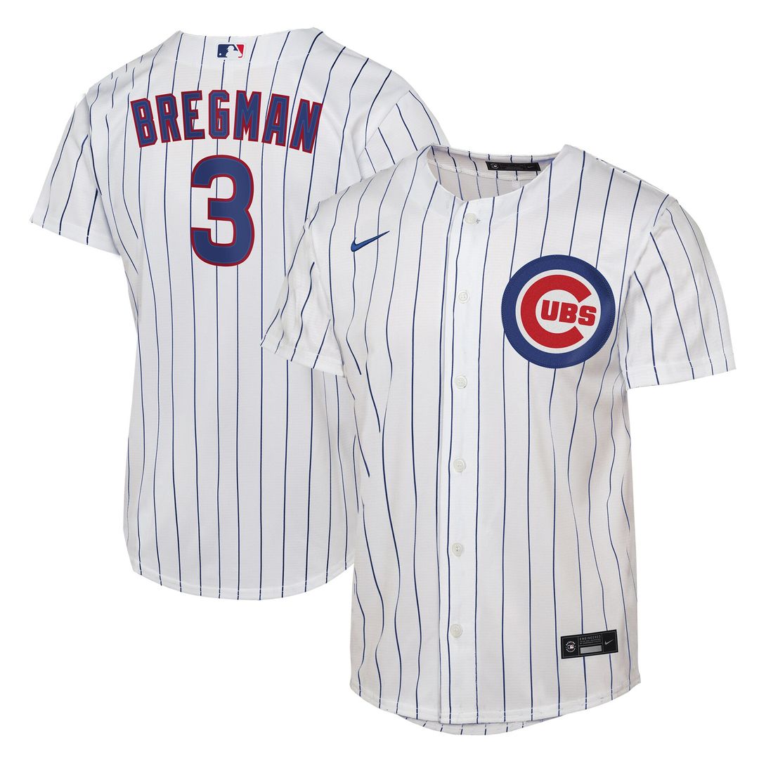 Chicago Cubs Alex Bregman Nike Youth Home Replica Jersey - White