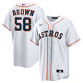 Houston Astros Hunter Brown Nike Home Replica Jersey - White