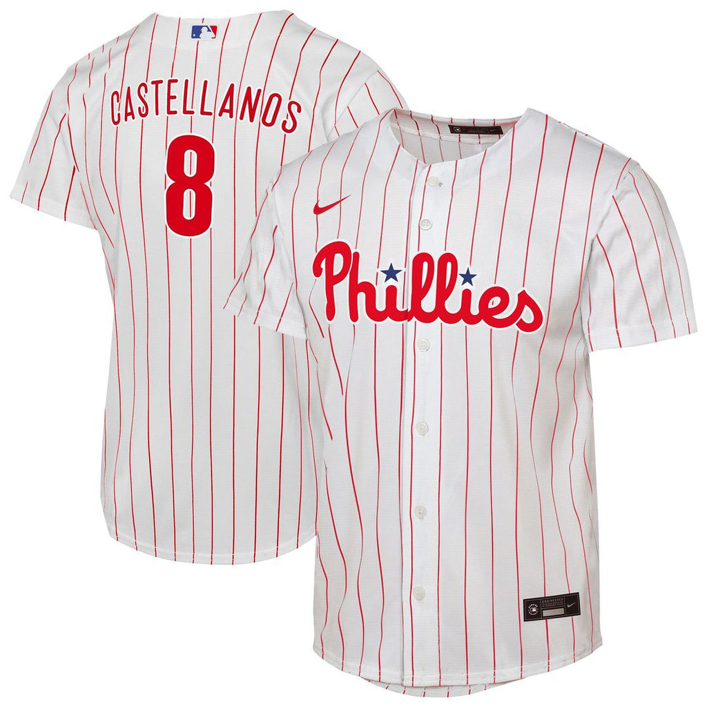 Philadelphia Phillies Nick Castellanos Nike Youth Home Replica Player Jersey - White