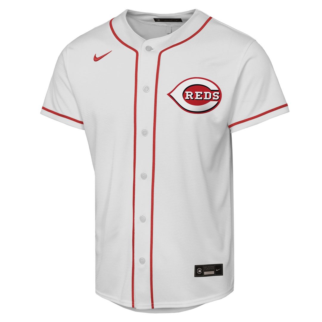Cincinnati Reds Elly De La Cruz Nike Youth Home Replica Player Jersey - White