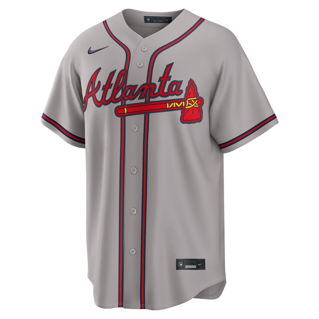 Atlanta Braves Ronald Acuña Jr. Nike Road Replica Jersey - Gray