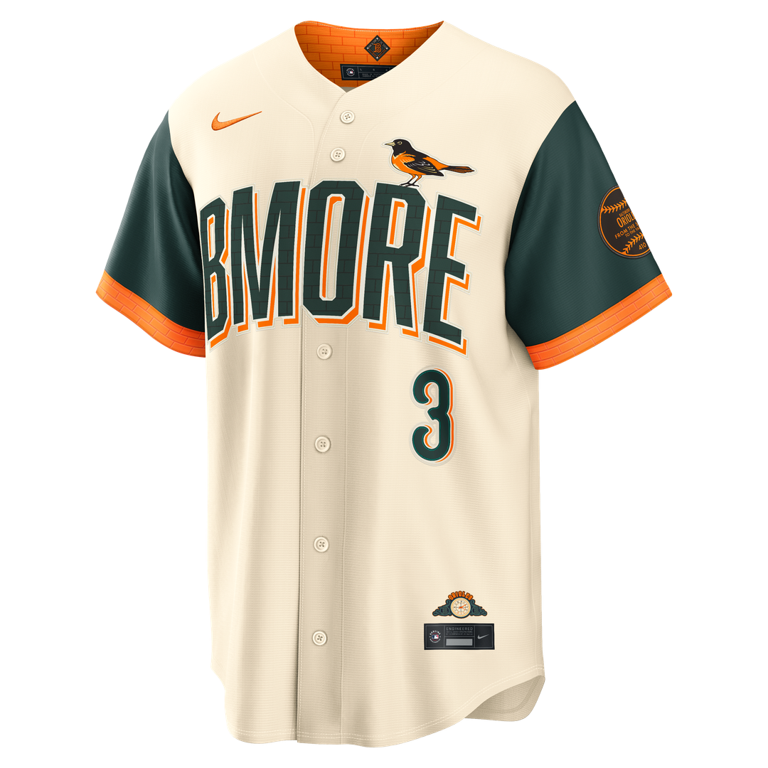 Baltimore Orioles Taylor Ward Nike 2026 City Connect Stadium Jersey - Cream