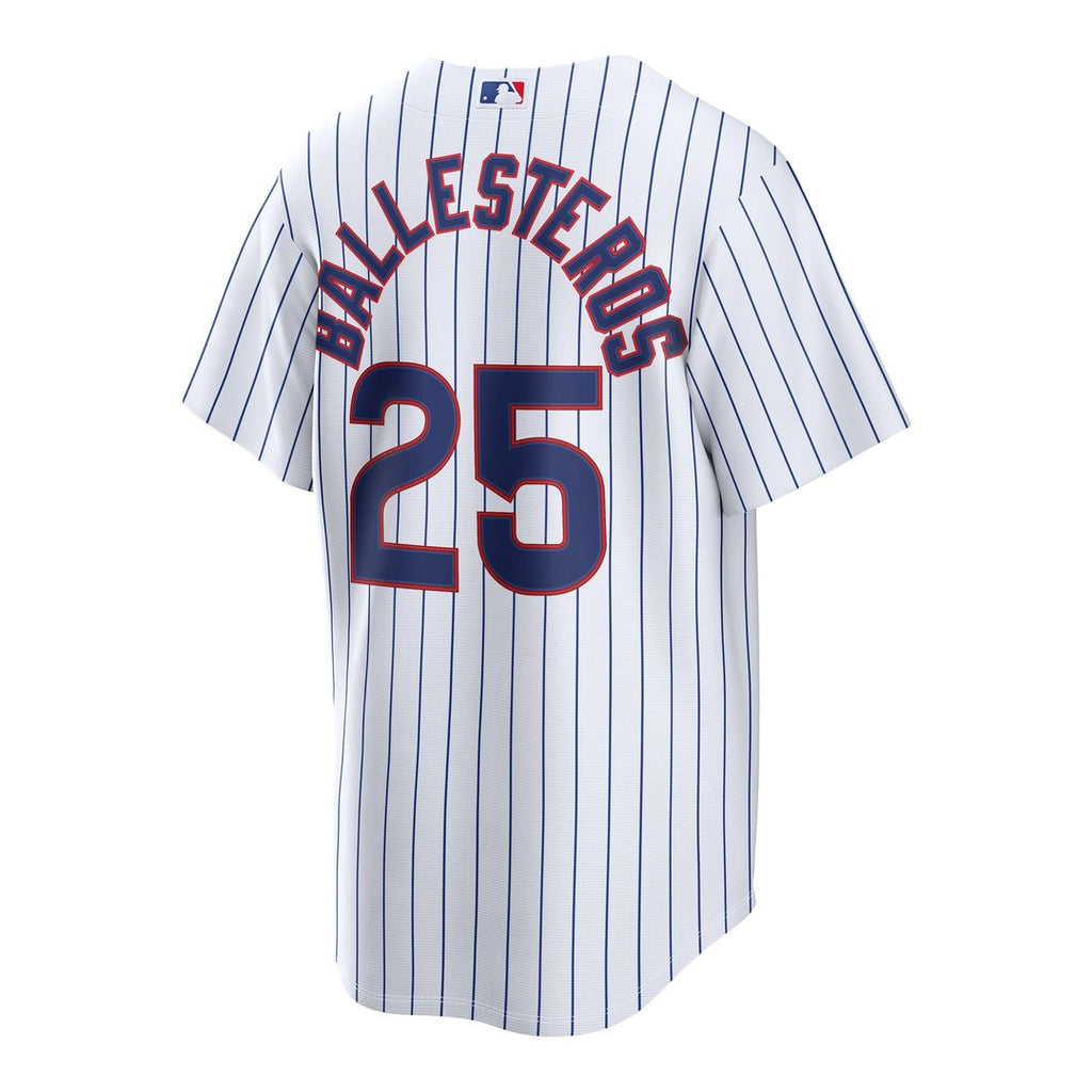 Chicago Cubs Moisés Ballesteros Nike Home Replica Jersey - White