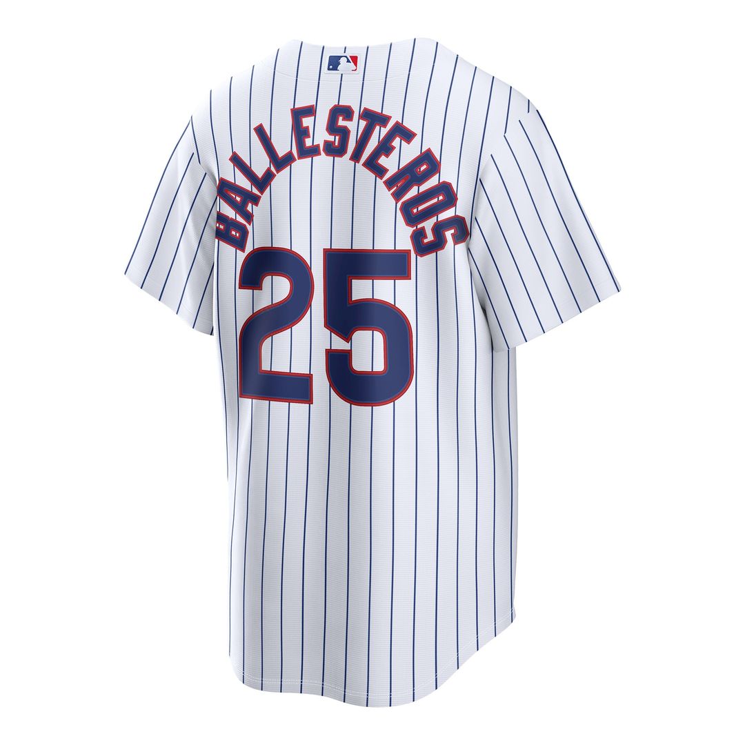Chicago Cubs Moisés Ballesteros Nike Home Replica Jersey - White