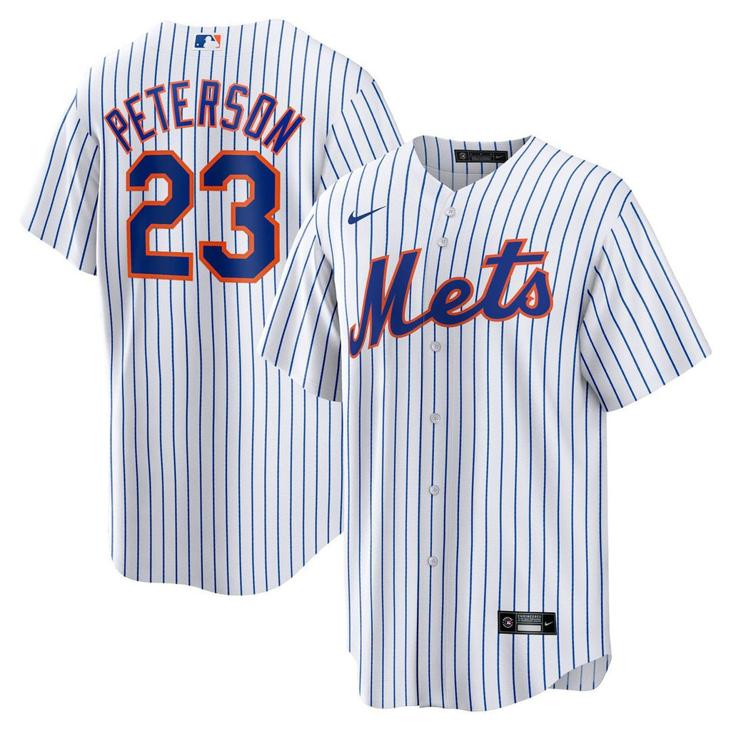 New York Mets David Peterson Nike Home Replica Jersey - White