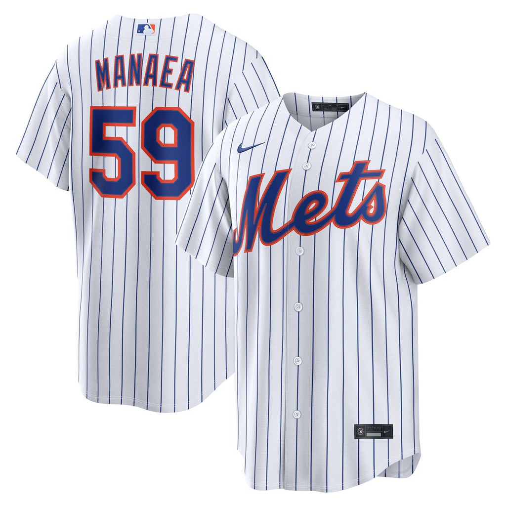 New York Mets Sean Manaea Nike Home Replica Jersey - White