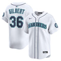 Seattle Mariners Logan Gilbert Nike Home Limited Player Jersey - White