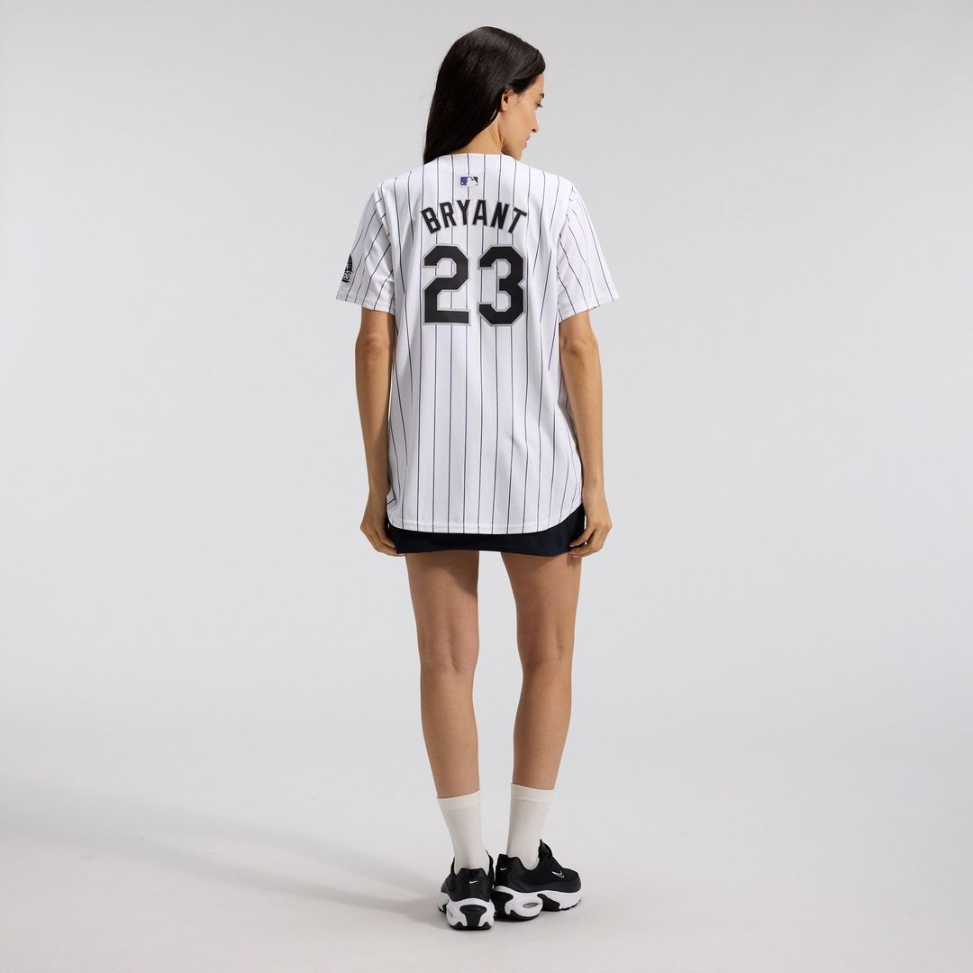 Colorado Rockies Kris Bryant Nike Women's Home Limited Player Jersey - White