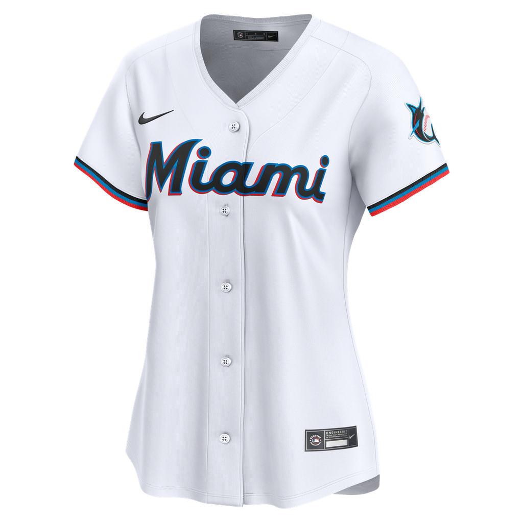 Miami Marlins Sandy Alcantara Nike Women's Home Limited Player Jersey – White