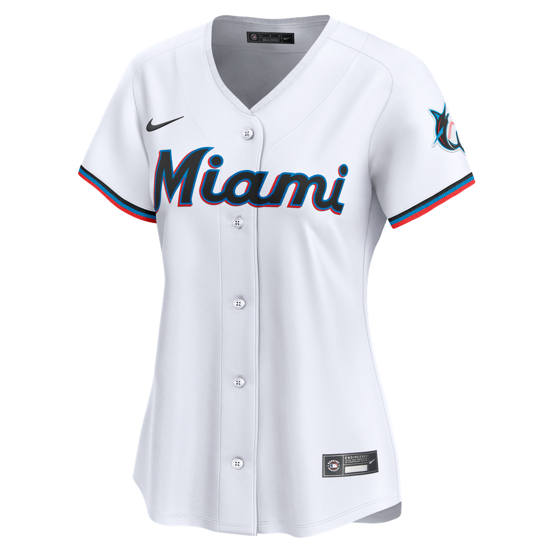 Miami Marlins Sandy Alcantara Nike Women's Home Limited Player Jersey – White