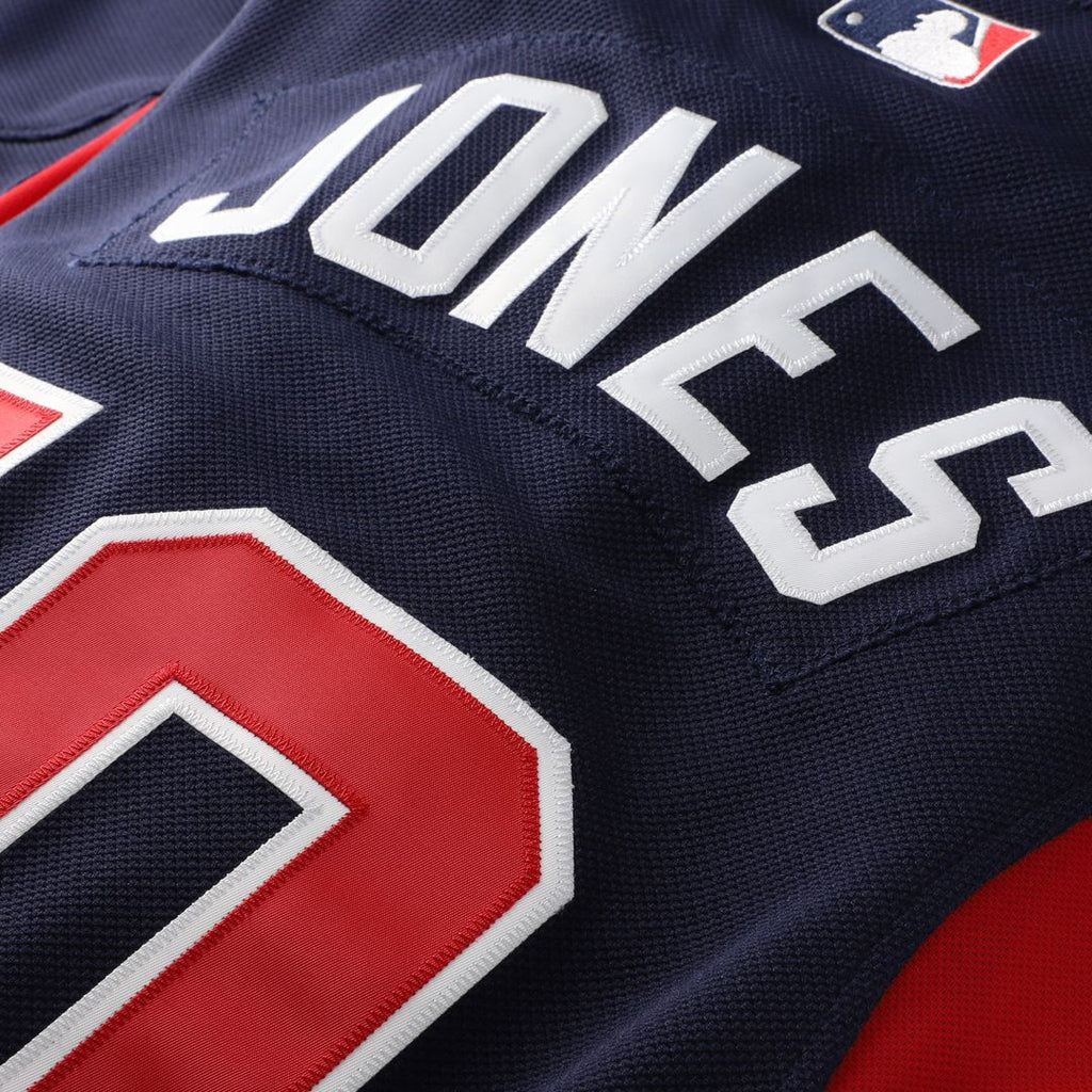 Atlanta Braves Chipper Jones Mitchell & Ness Authentic Batting Practice Jersey - Navy