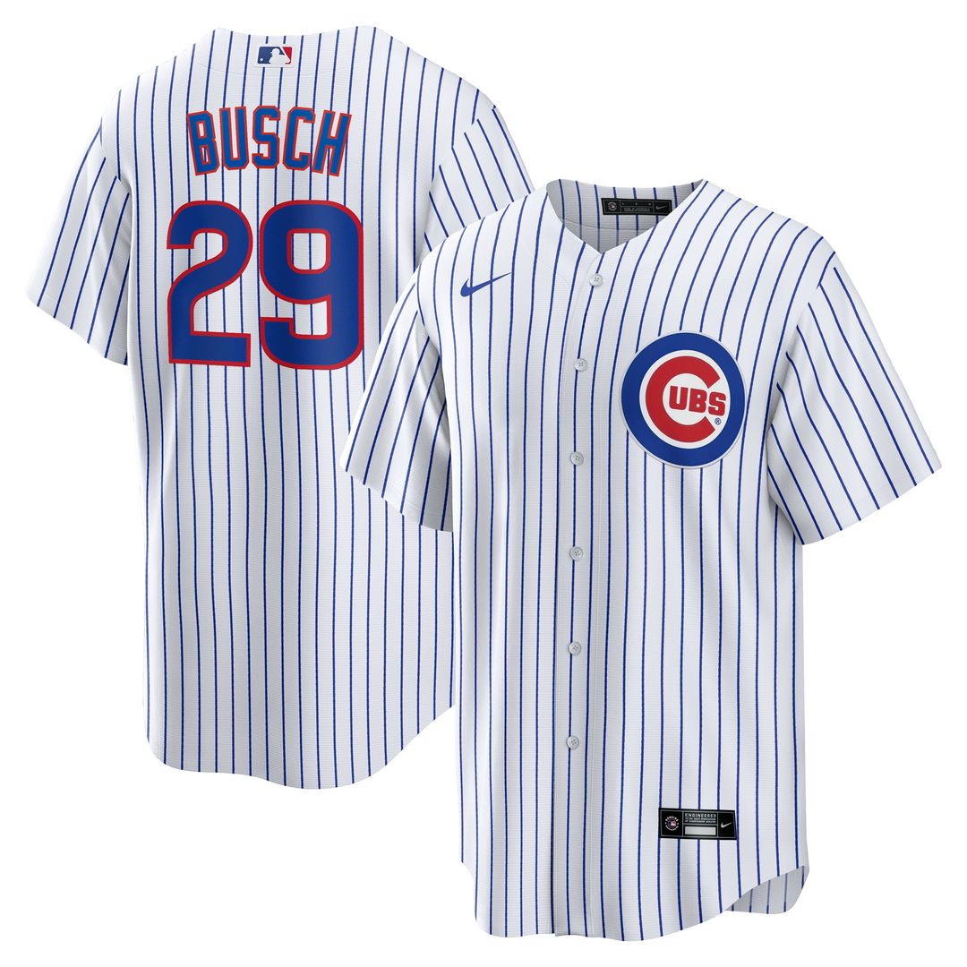 Chicago Cubs Michael Busch Nike Home Replica Jersey - White