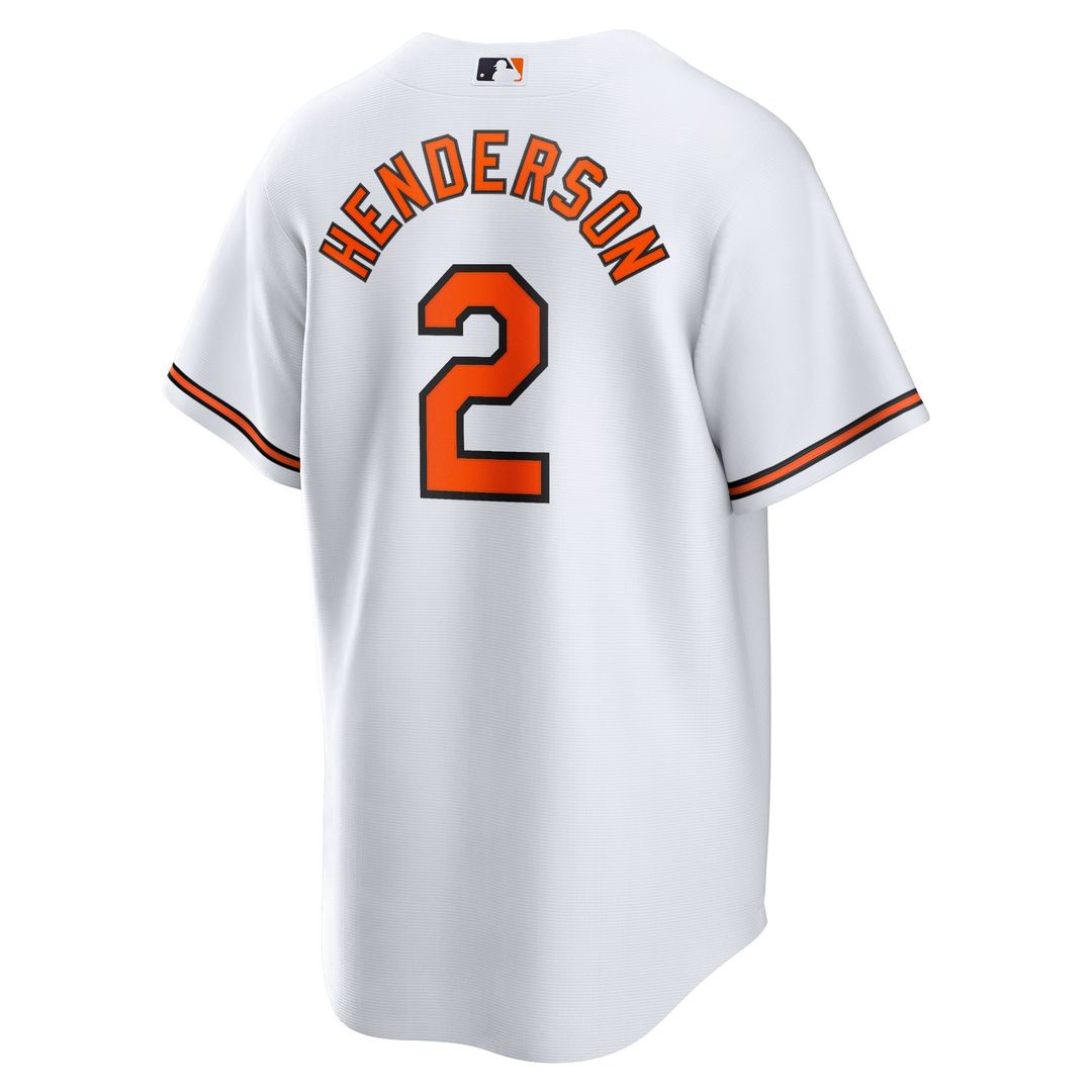 Baltimore Orioles Gunnar Henderson Nike Home Replica Player Jersey - White