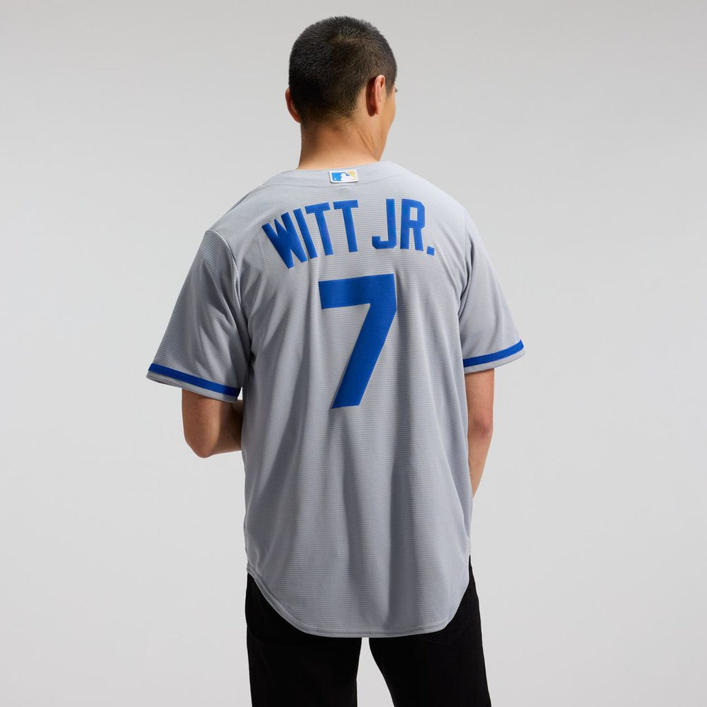Kansas City Royals Bobby Witt Jr. Nike Road Replica Jersey - Gray
