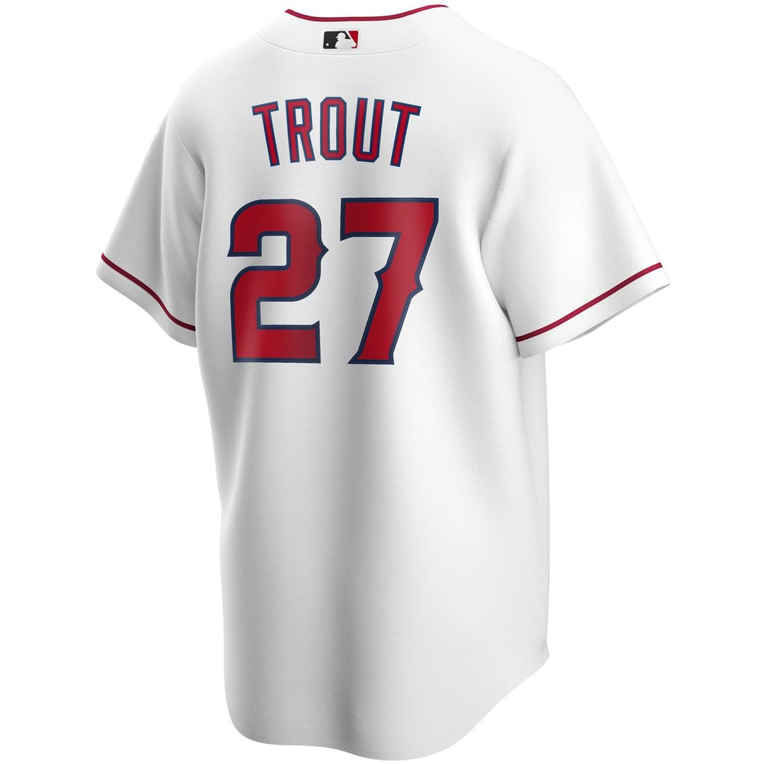 Los Angeles Angels Mike Trout Nike Youth Alternate Replica Player Jersey - White