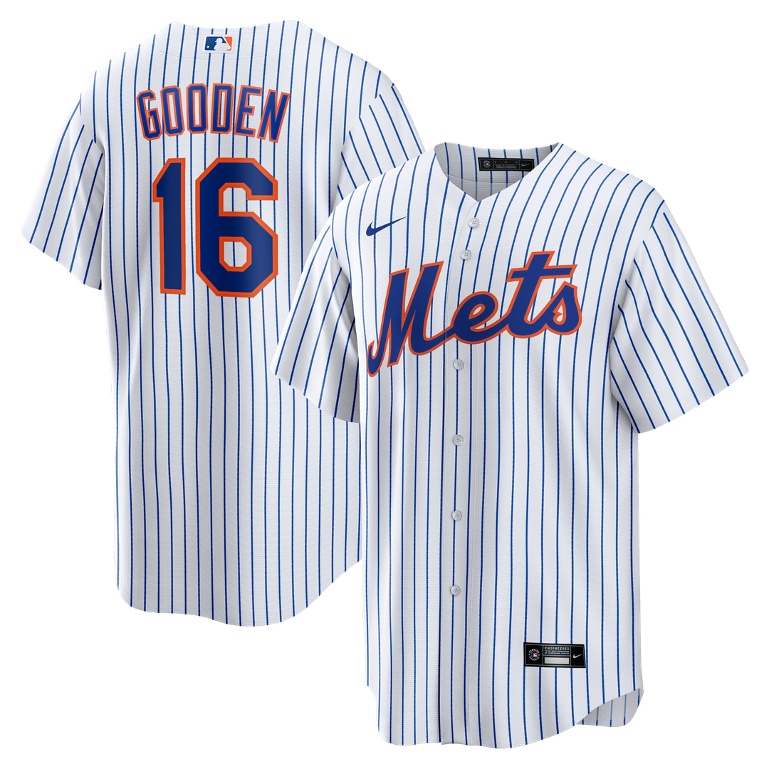 New York Mets Dwight Gooden Nike Home Retired Player Replica Jersey - White