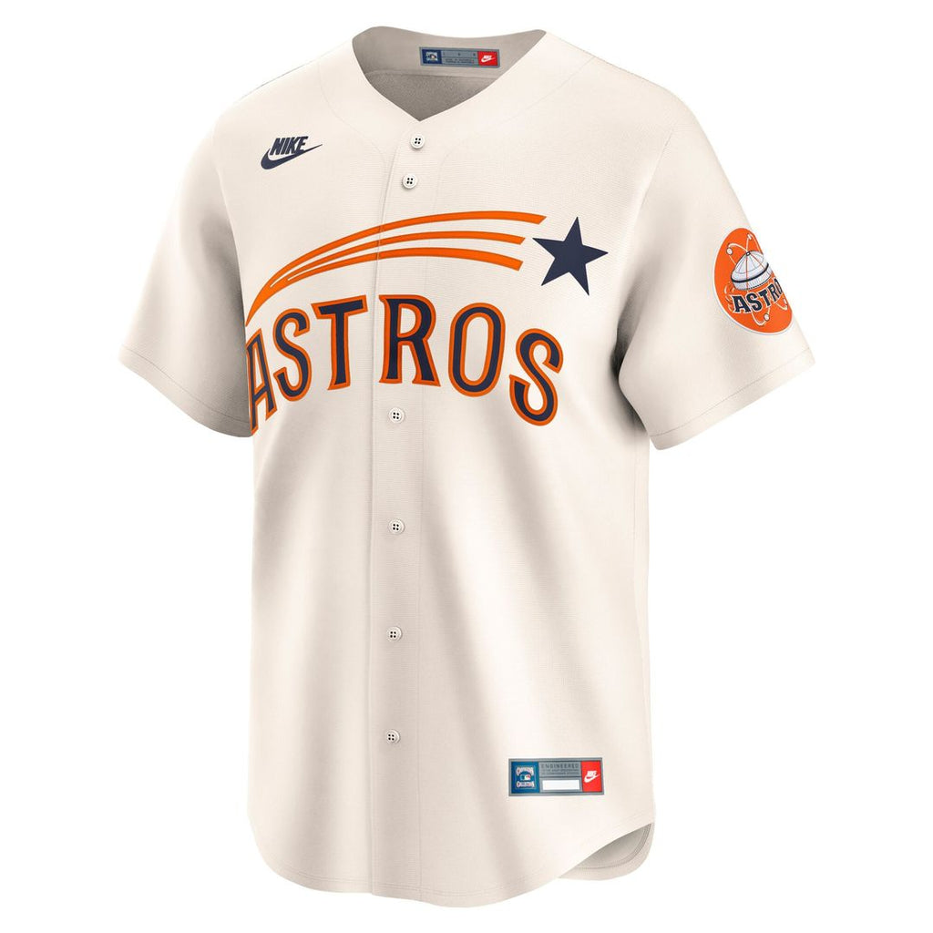 Houston Astros Nike Cooperstown Limited Jersey - Cream