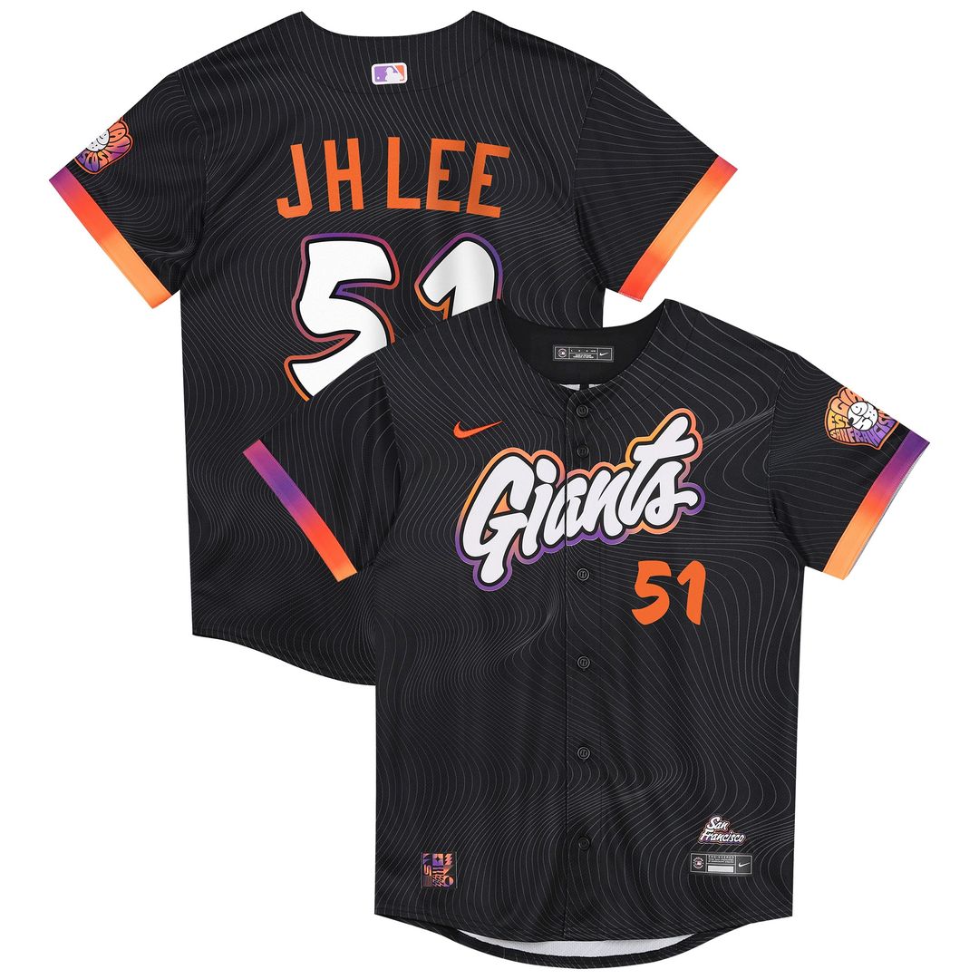 San Francisco Giants Jung Hoo Lee Nike Preschool 2025 City Connect Limited Player Jersey - Anthracite