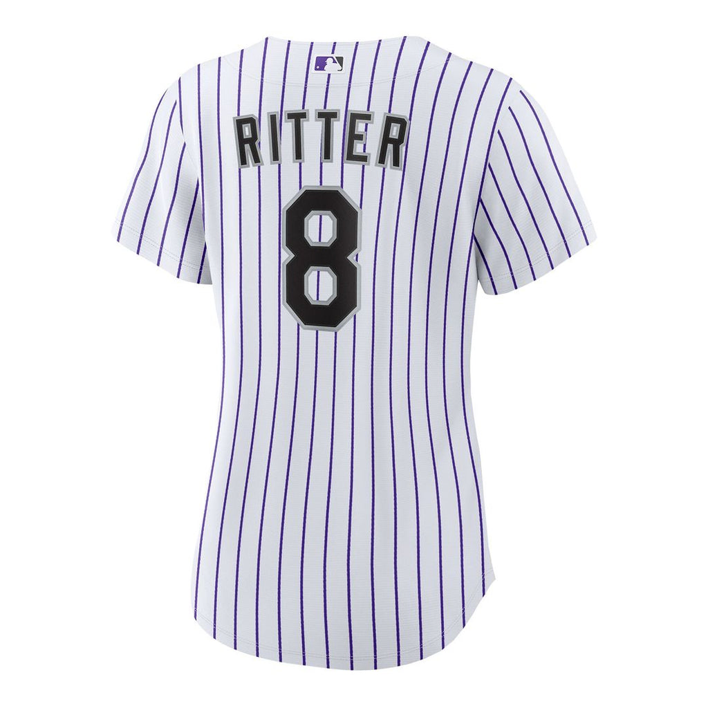Colorado Rockies Ryan Ritter Nike Women's Home Replica Jersey - White