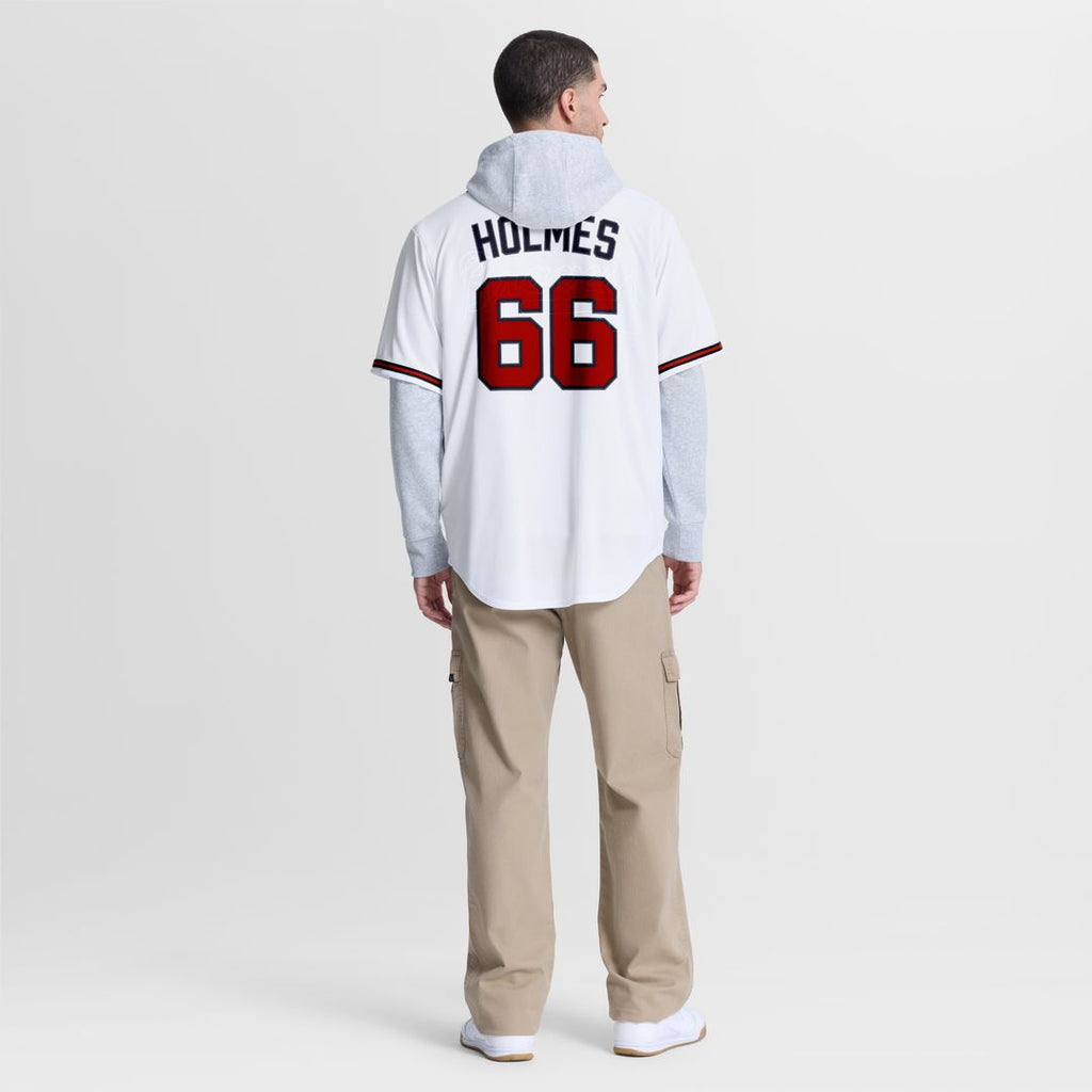 Atlanta Braves Grant Holmes Nike Home Replica Jersey - White