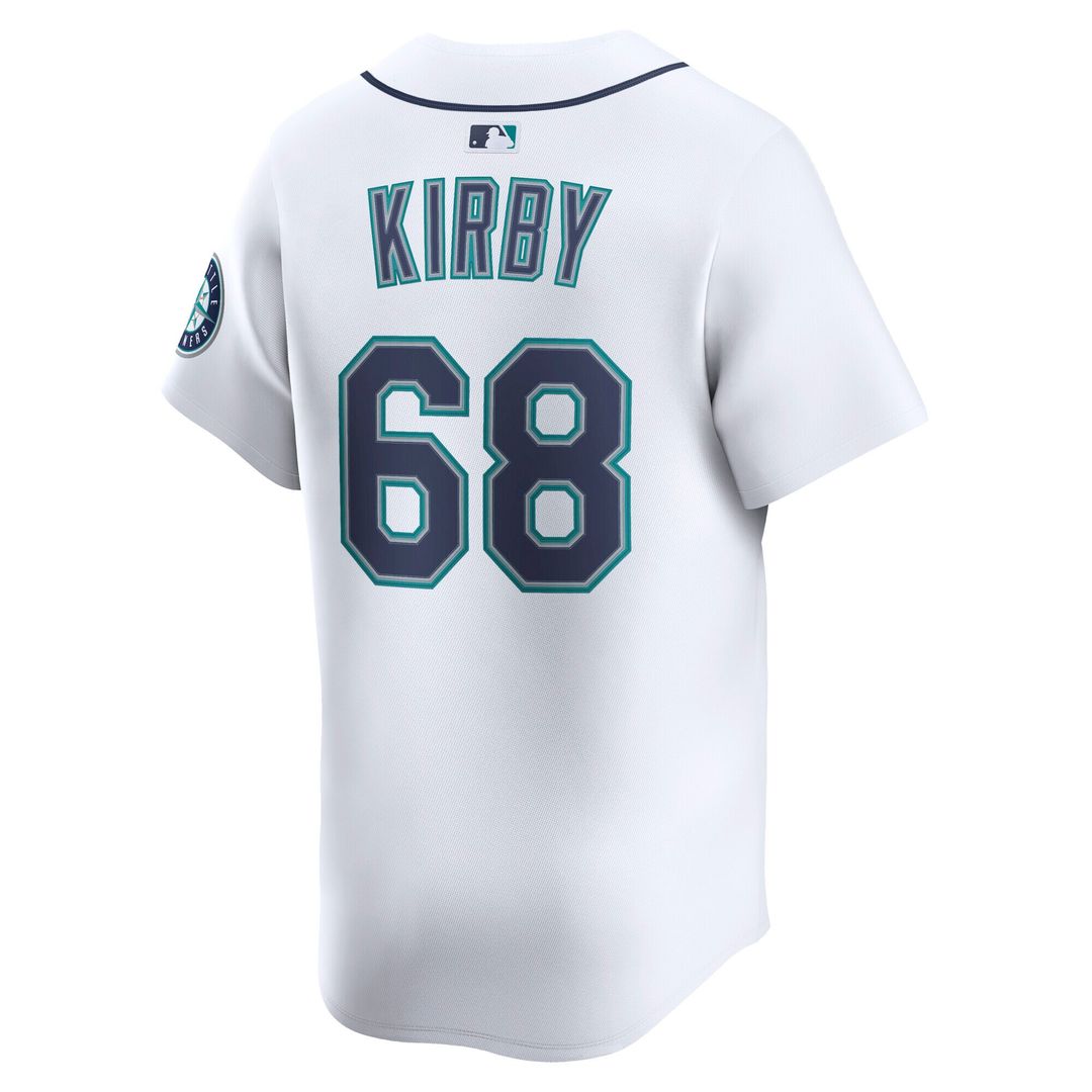Seattle Mariners George Kirby Nike Home Limited Player Jersey - White