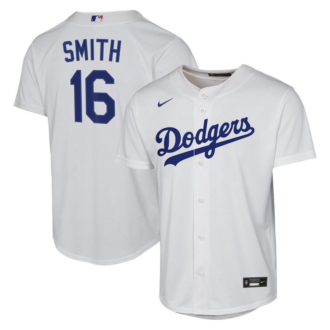 Los Angeles Dodgers Will Smith Nike Youth Home Replica Jersey - White