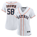 Houston Astros Hunter Brown Nike Women's Home Replica Jersey - White
