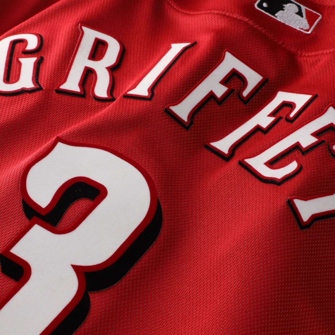 Cincinnati Reds Ken Griffey Jr. Mitchell & Ness Authentic Batting Practice Jersey - Red