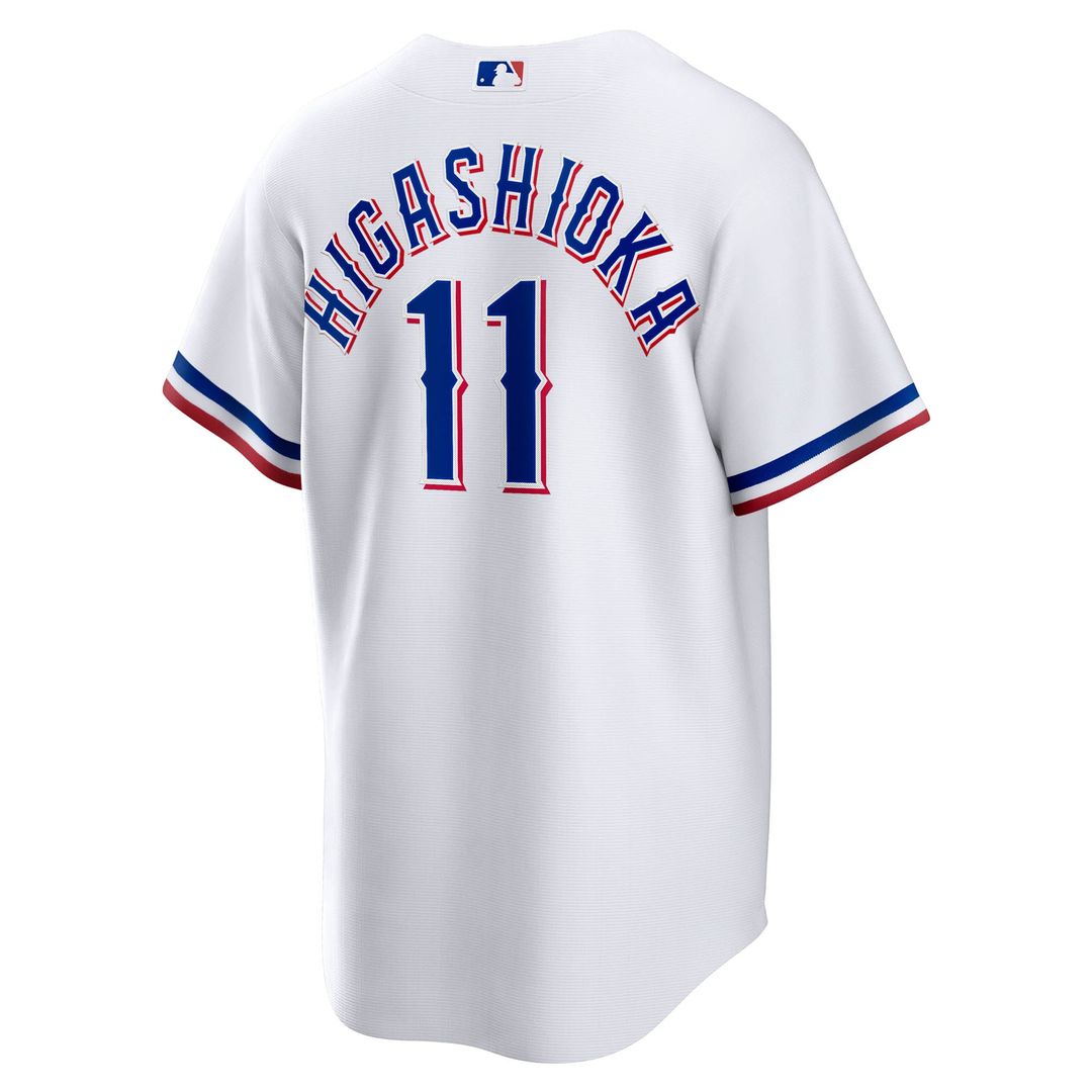 Texas Rangers Kyle Higashioka Nike Home Replica Jersey - White