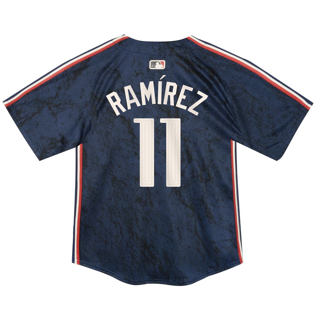 Cleveland Guardians Jose Ramirez Nike Toddler 2024 City Connect Limited Jersey - Navy