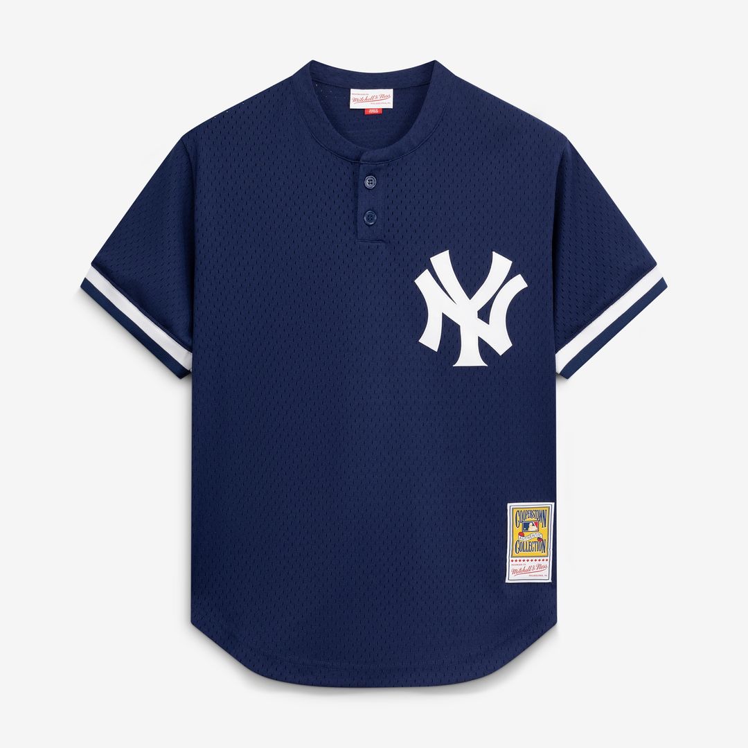 New York Yankees Don Mattingly Mitchell & Ness Authentic Batting Practice Jersey - Navy
