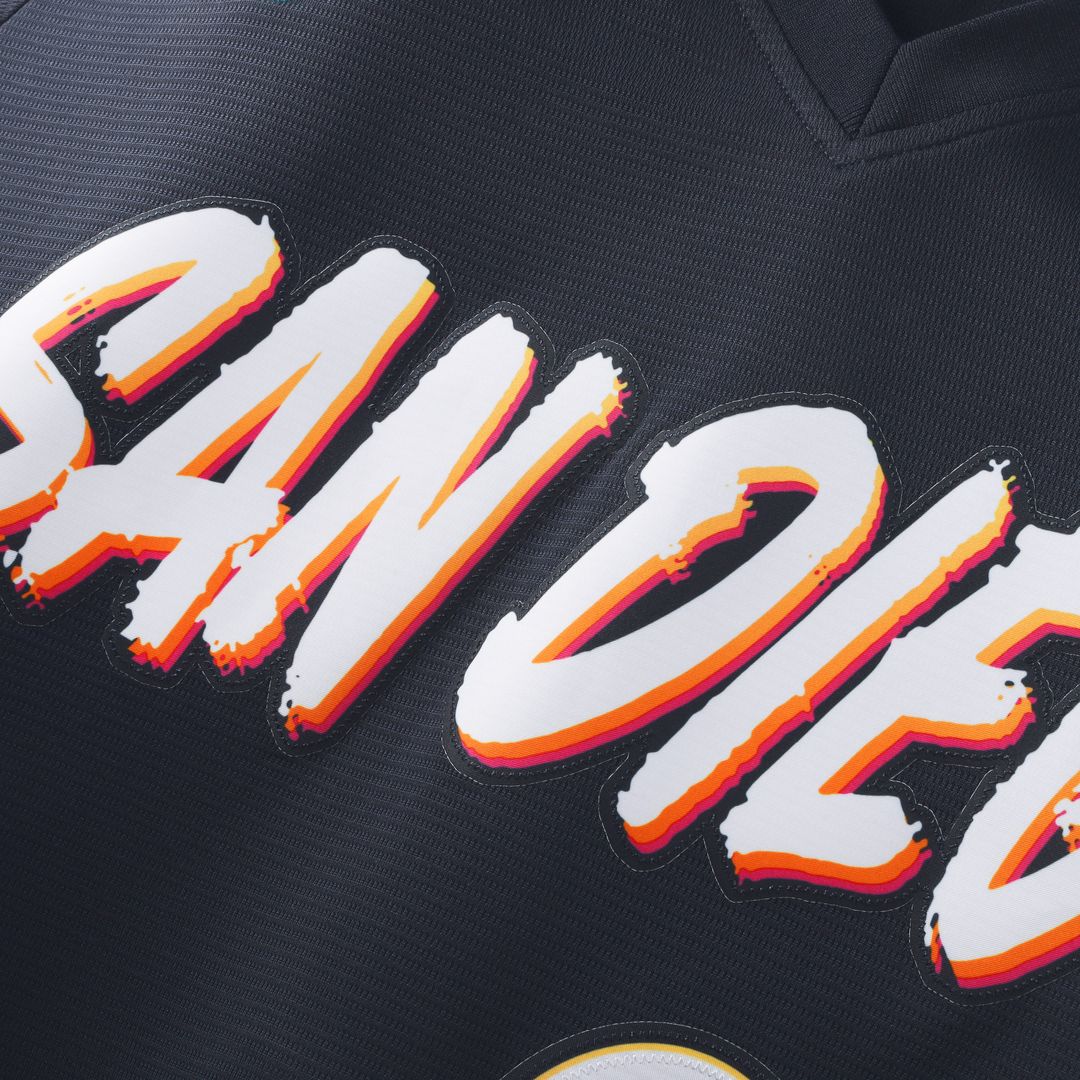 San Diego Padres Xander Bogaerts Nike 2026 City Connect Stadium Jersey - Obsidian