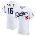 Los Angeles Dodgers Will Smith Nike 2026 Gold Collection Authentic Jersey - White