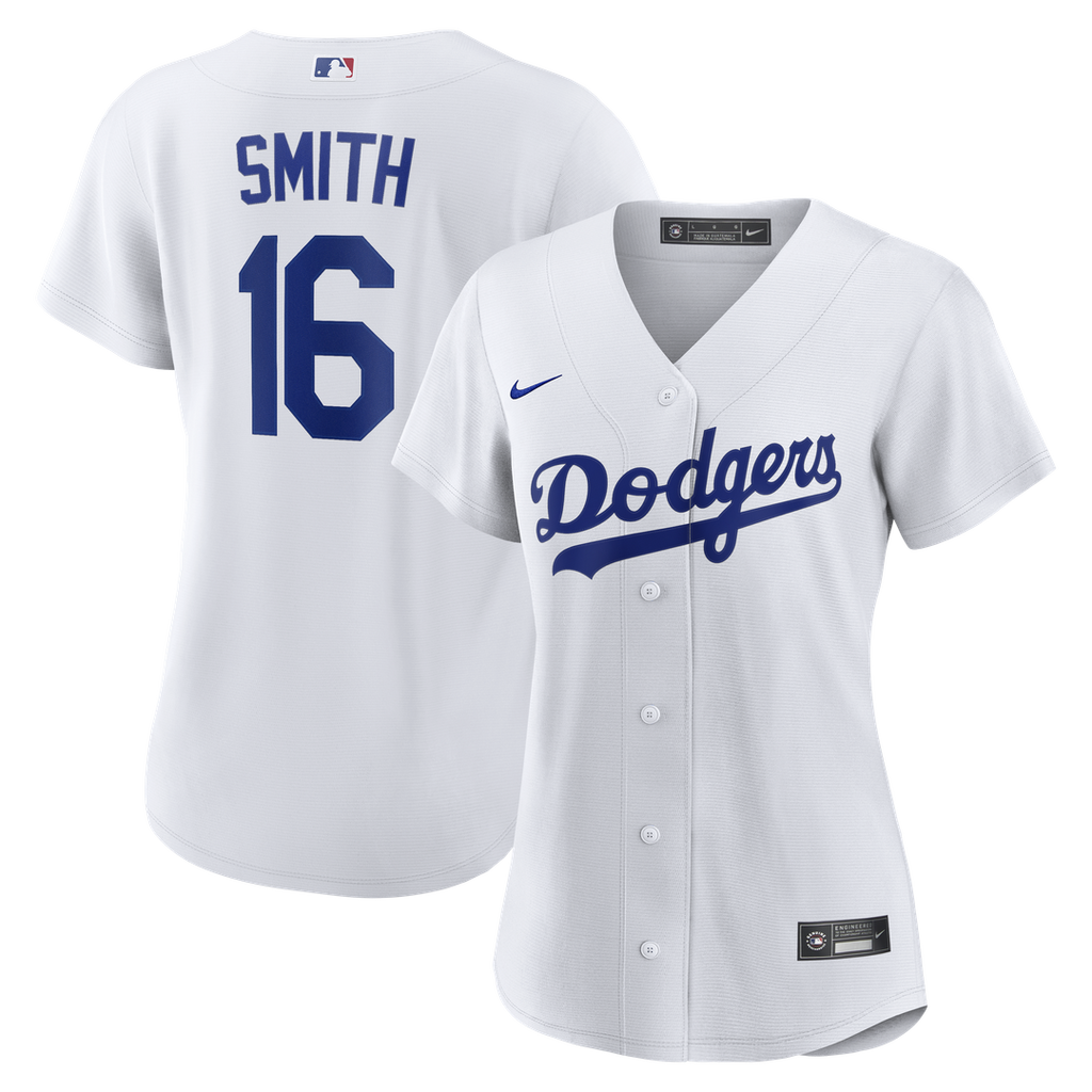 Los Angeles Dodgers Will Smith Nike Women's Home Replica Jersey - White