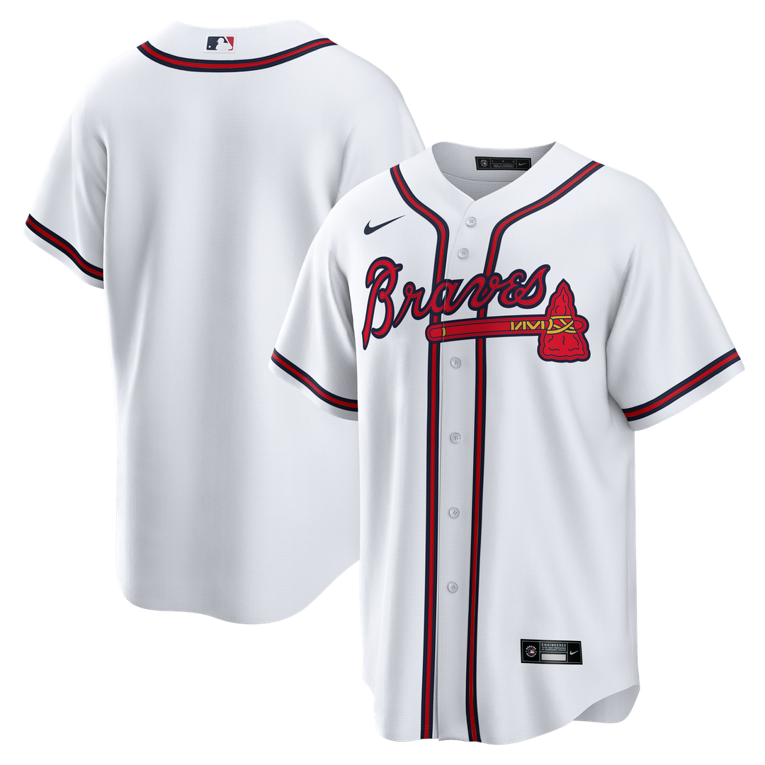 Atlanta Braves Nike Home Big & Tall Replica Jersey - White