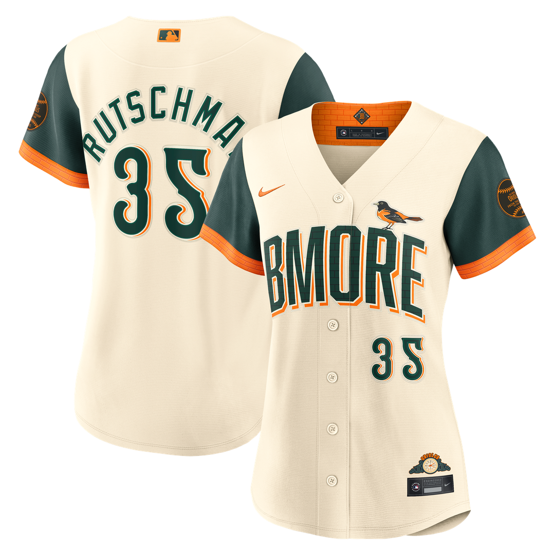 Baltimore Orioles Adley Rutschman Nike Women's 2026 City Connect Stadium Jersey - Cream
