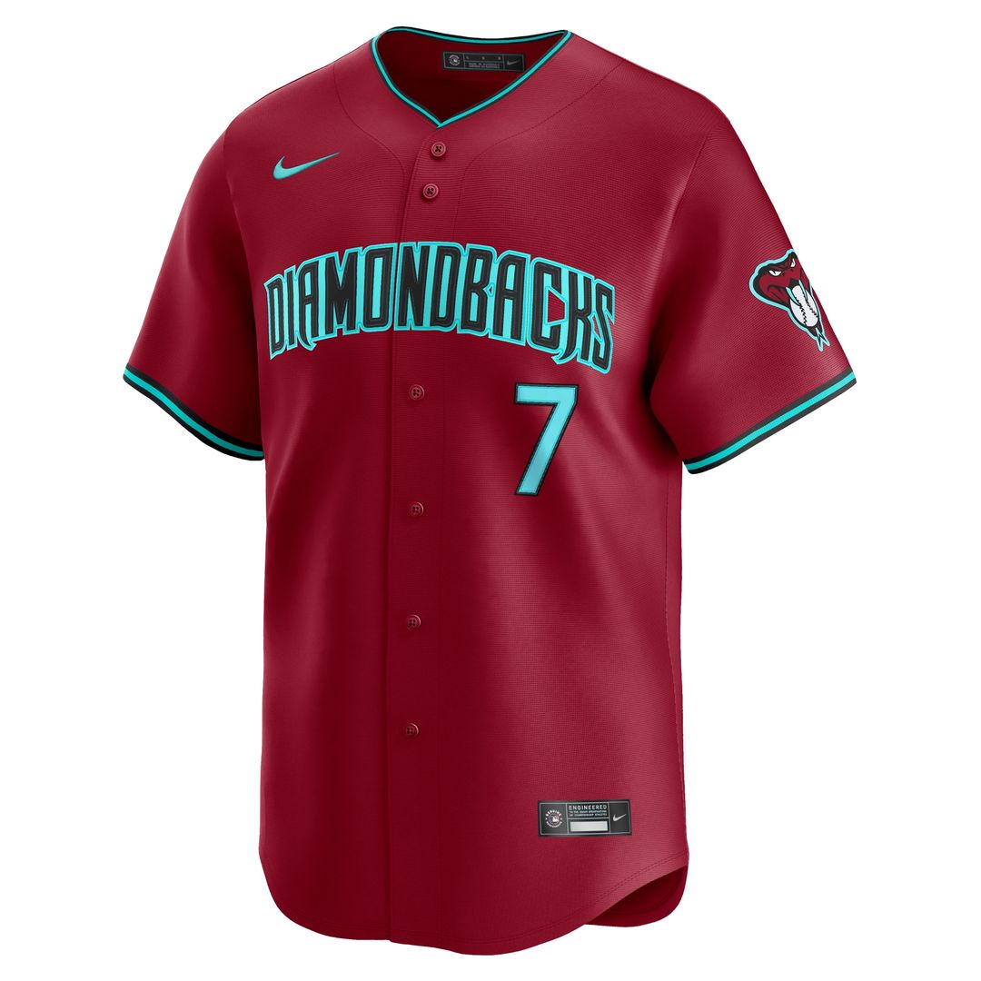Arizona Diamondbacks Corbin Carroll Nike Alternate Limited Jersey - Red
