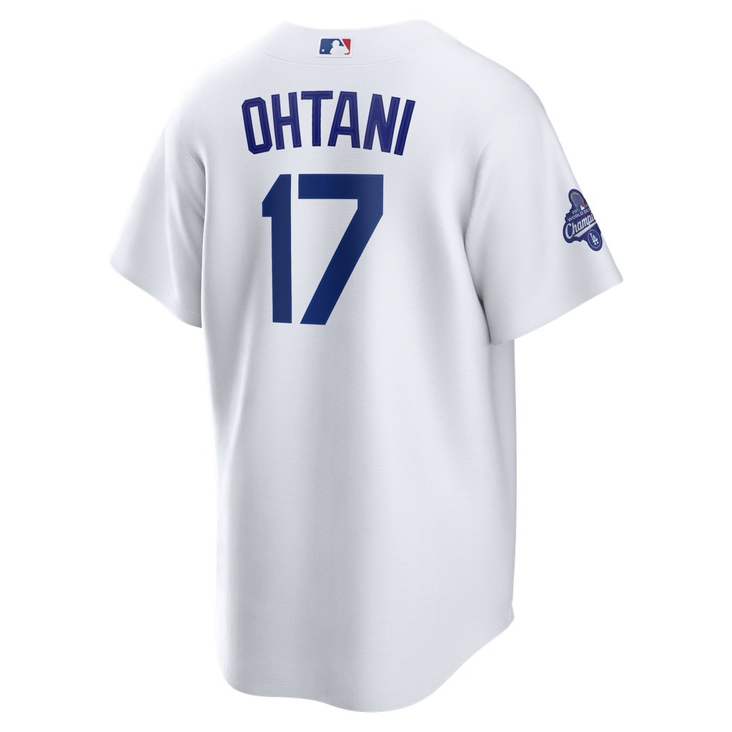 Los Angeles Dodgers Shohei Ohtani Nike 2025 World Series Champions Home Replica Jersey - White