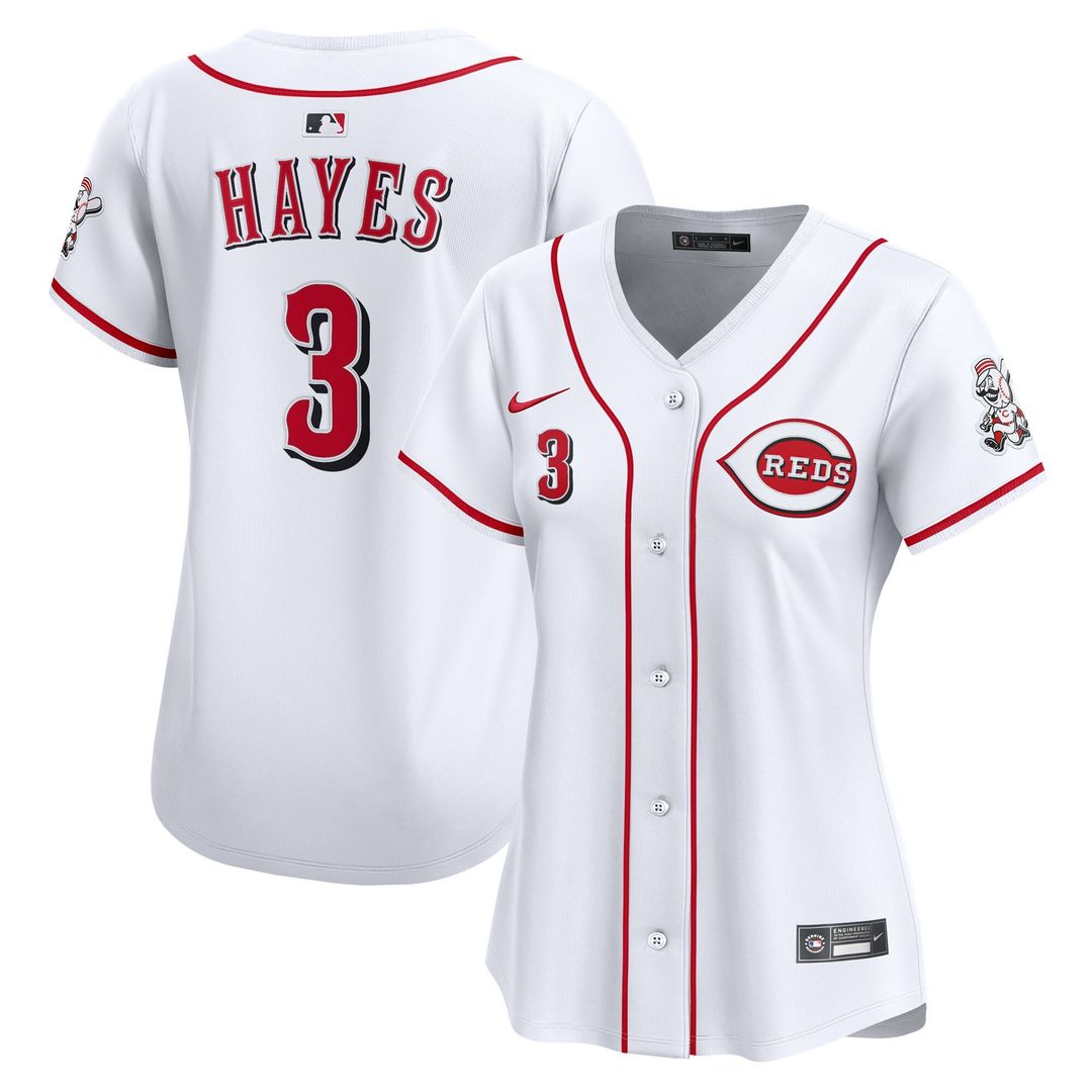 Cincinnati Reds Ke'Bryan Hayes Nike Women's Home Limited Player Jersey - White