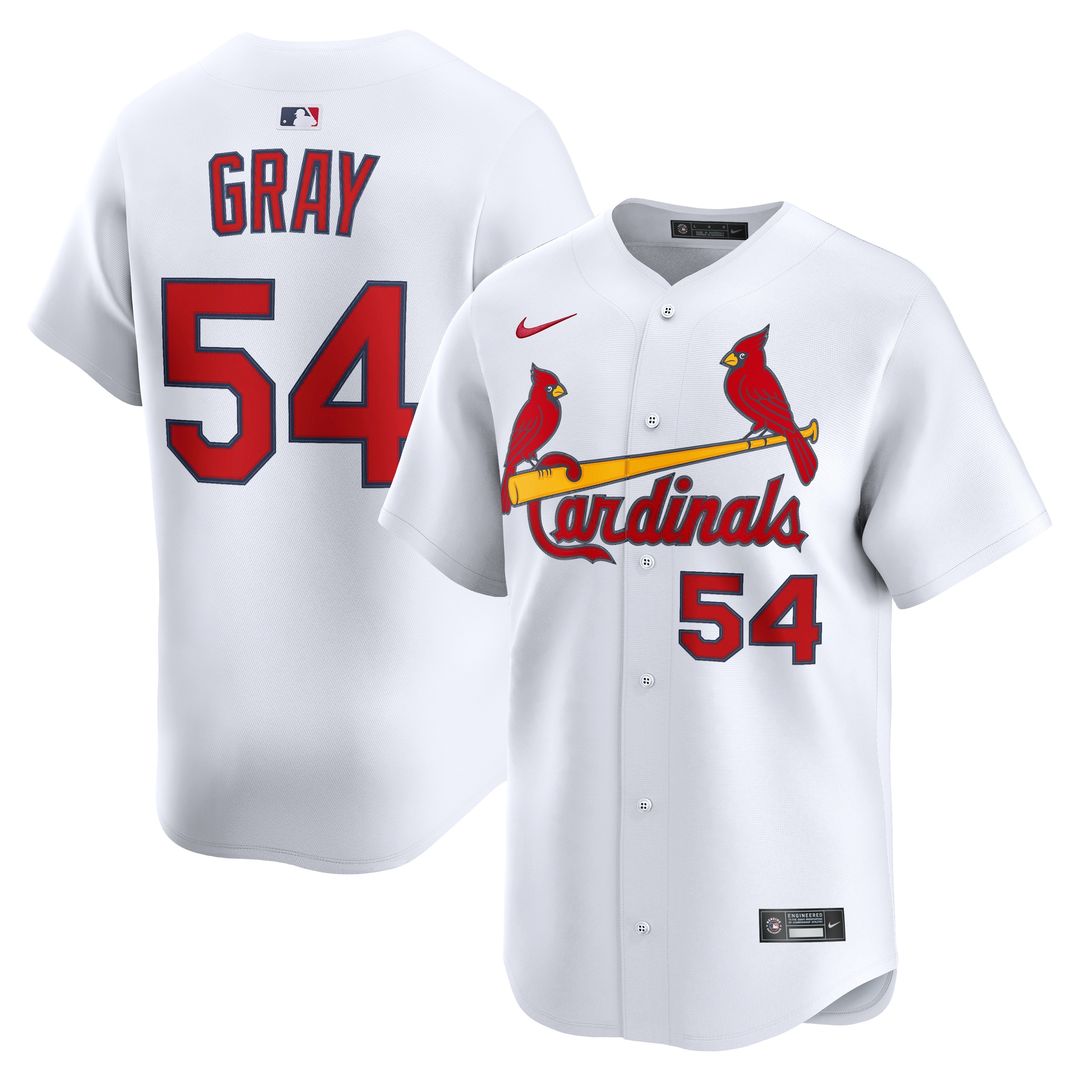 St. Louis Cardinals Sonny Gray Nike Home Limited Player Jersey - White