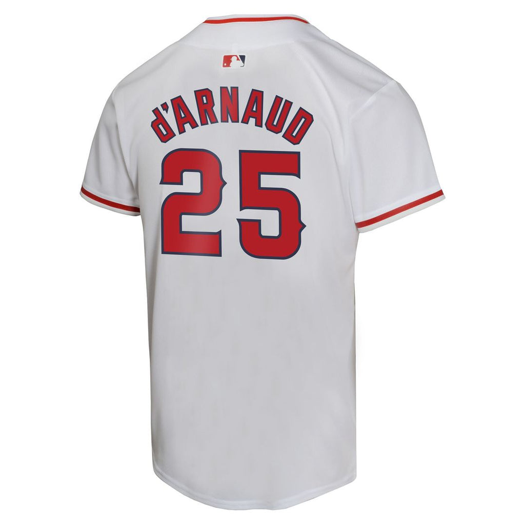Los Angeles Angels Travis d'Arnaud Nike Youth Home Game Player Jersey - White