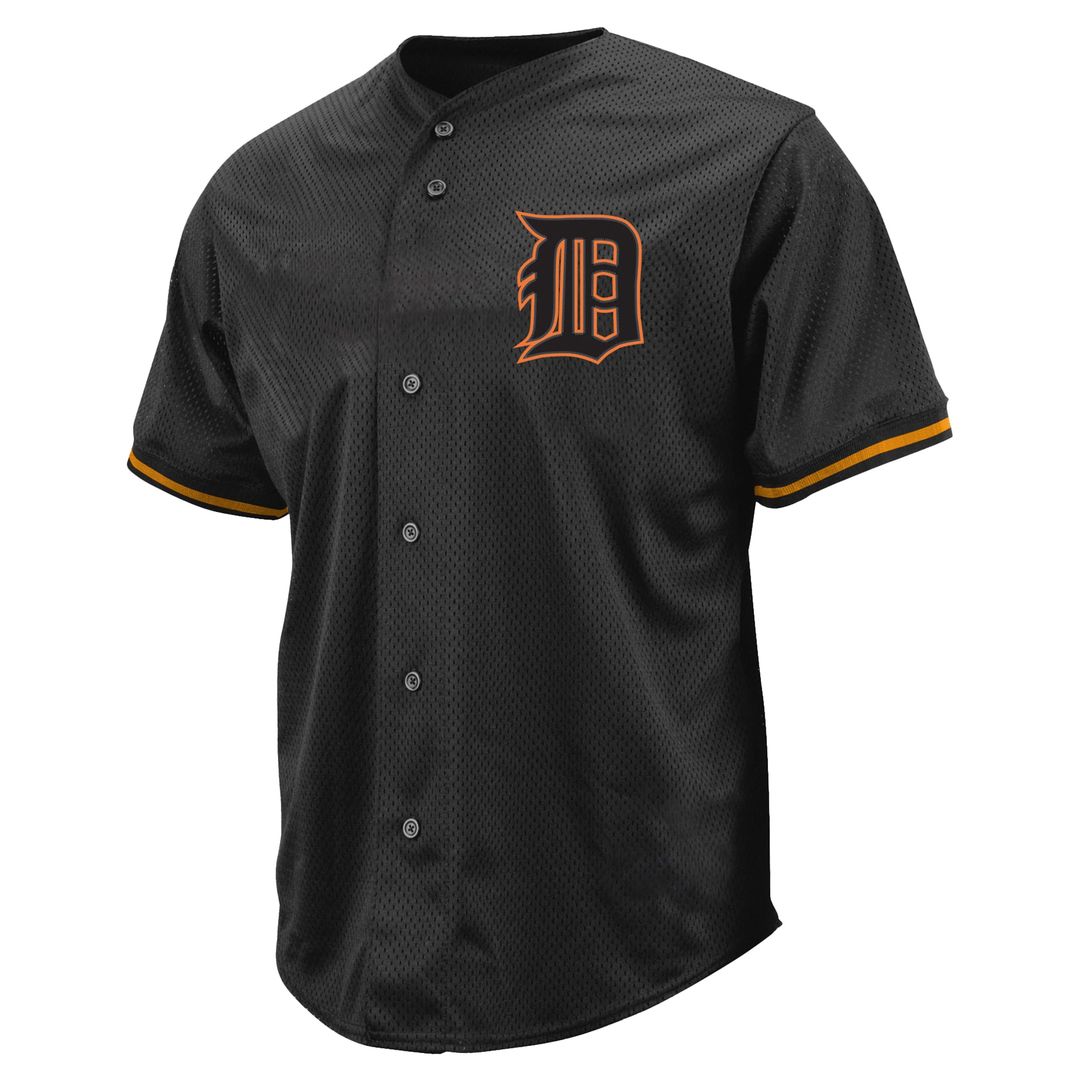 Detroit Tigers Tarik Skubal Profile Big & Tall Pop Fashion Jersey - Black