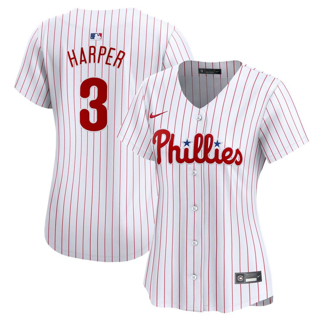 Philadelphia Phillies Bryce Harper Nike Women's Home Limited Player Jersey - White