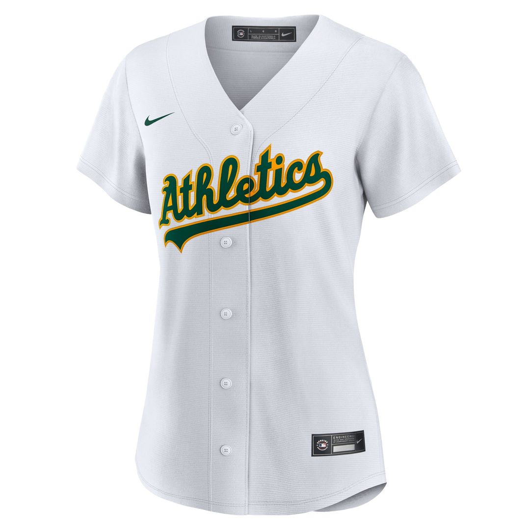 Athletics Nick Kurtz Nike Women's Home Replica Player Jersey - White