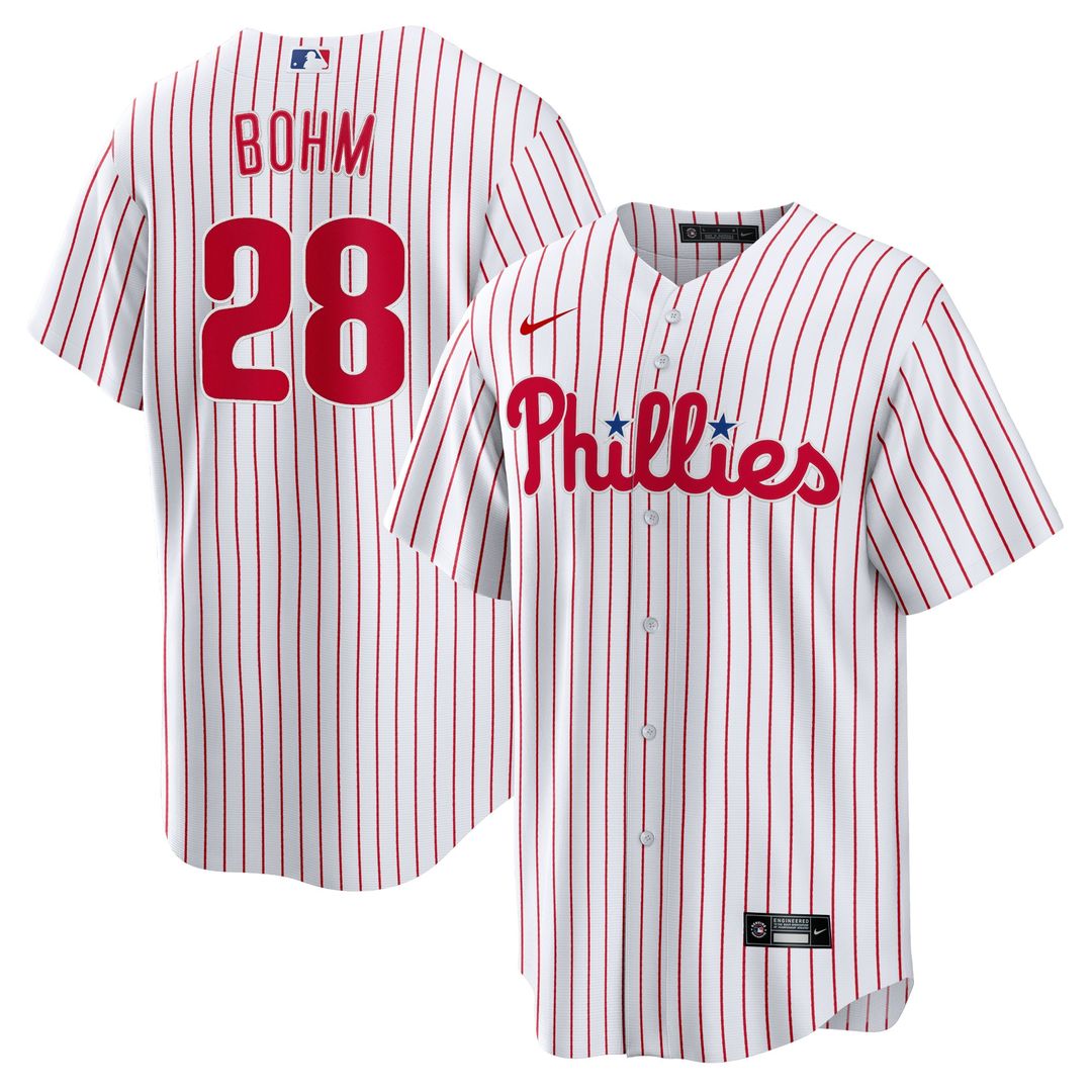 Philadelphia Phillies Alec Bohm Nike Replica Player Jersey - White