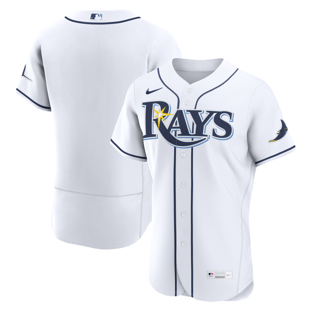 Tampa Bay Rays Nike Home Authentic Jersey - White