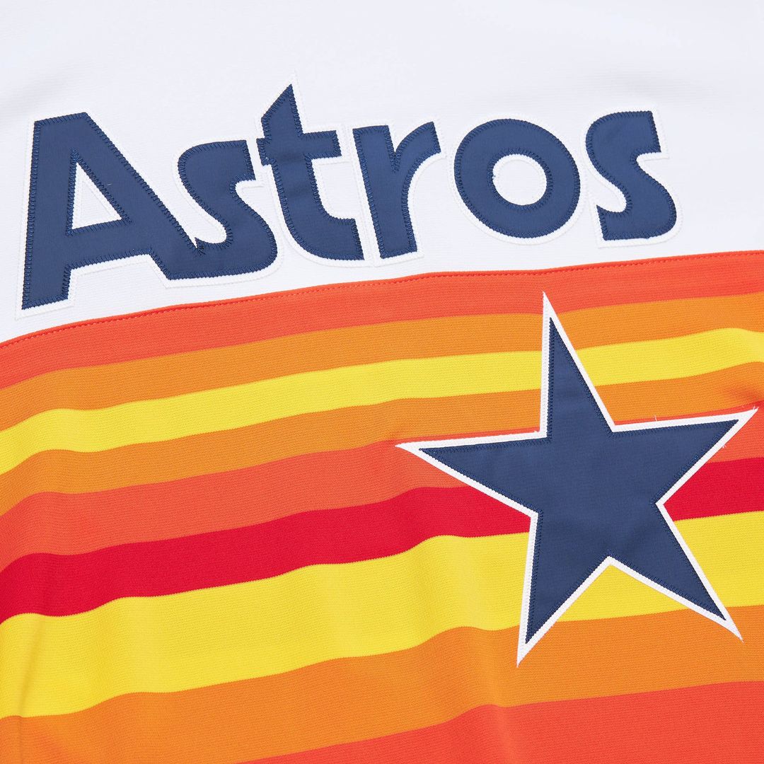 Houston Astros Lance Berkman Mitchell & Ness 2004 Cooperstown Authentic Throwback Jersey - White