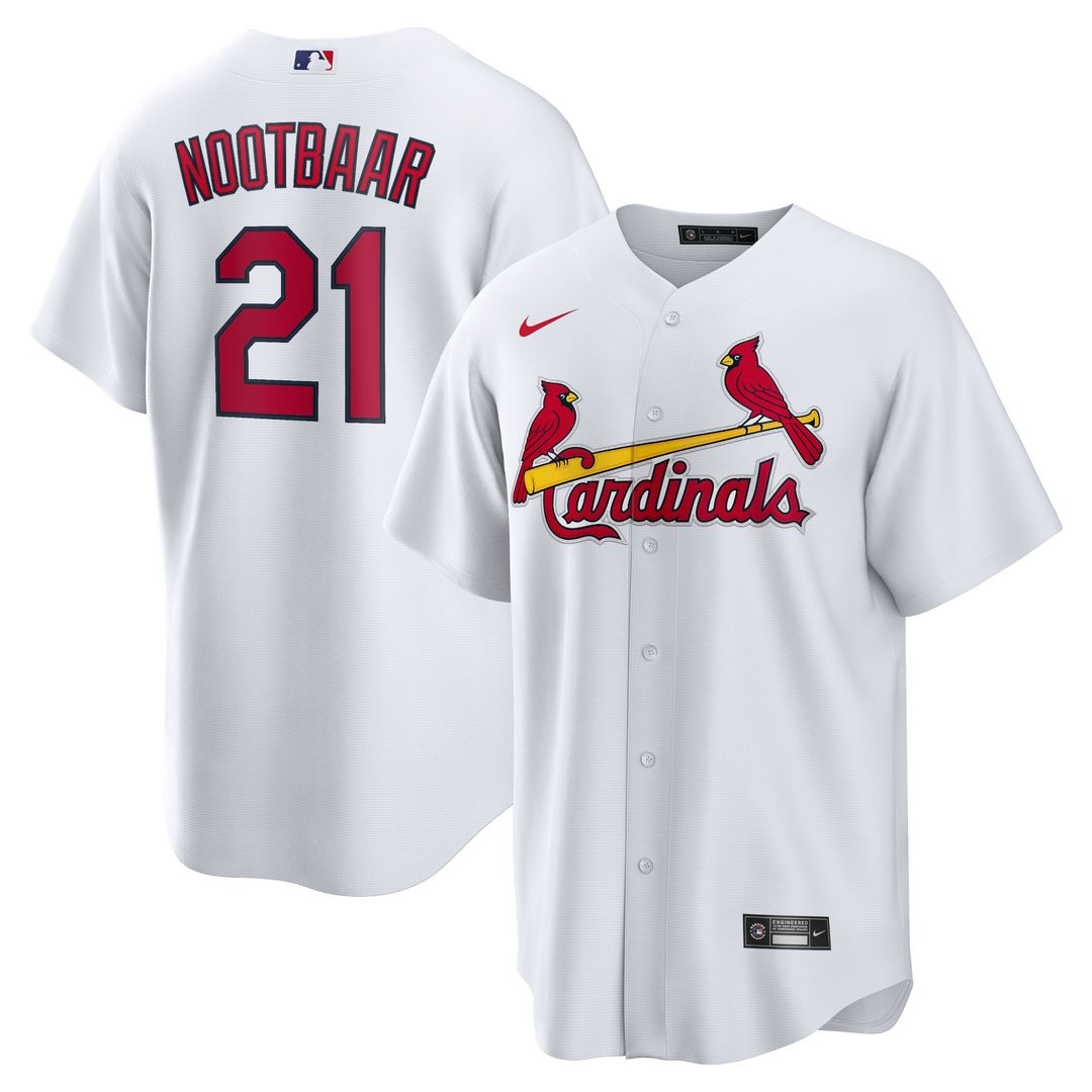 St. Louis Cardinals Lars Nootbaar Nike Home Replica Jersey - White
