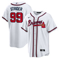 Atlanta Braves Spencer Strider Nike Replica Player Jersey - White