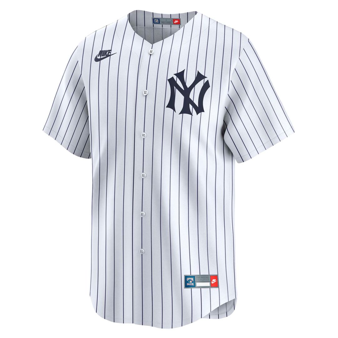 New York Yankees Mickey Mantle Nike Throwback Cooperstown Limited Jersey - White